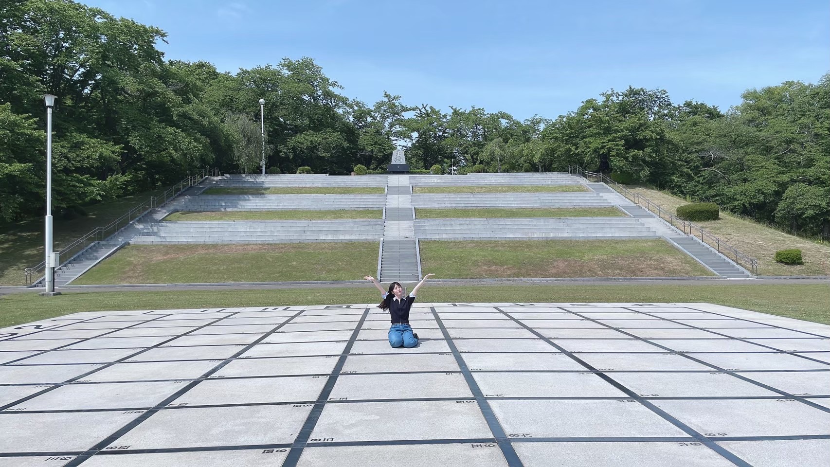 公園で過ごすなぎちゃん